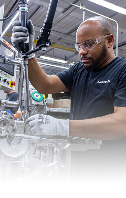 Concentrated Nissan assembly plant employee